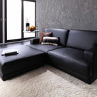 レイアウト自由!フロアカウチソファ ソファ&オットマンセット 2人掛け