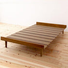 ベッド ショート丈 北欧デザインマットレス無し ベッドフレームのみ セミシングル ショート丈