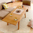 ローテーブル テーブル 天然木 伸長式 W80-130人気
