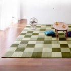 ラグ マット い草ラグ ウレタン6mm 261×261 選べる 厚み 3タイプ 純国産 ブロック柄