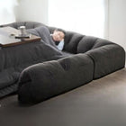 こたつ用フロアコーナーソファ コの字 マット部分サイズ 190×190cm 厚さ40mm