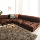 ビーズフロアコーナーソファ 3点セット 1人掛け+2人掛け+コーナー