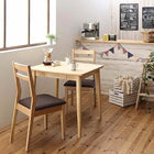 ダイニング 3点セット(テーブル+チェア2) W75 ダイニング デスク マルチ使用