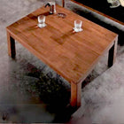 こたつテーブル 長方形 75×105cm 天然木モザイク調デザイン継脚