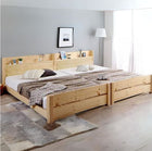 すのこファミリーベッド 薄型軽量ポケットコイル ワイドK220