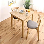 ダイニングセット コンパクト3点セット(テーブル+チェア2脚) ナチュラル W68