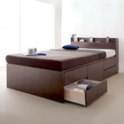 チェストベッド 組立設置付 薄型プレミアムポケットコイル ダブル