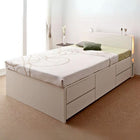 チェストベッド 組立設置付 薄型プレミアムポケットコイル シングル