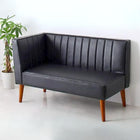 ダイニングソファ 右アーム 2人掛け ダイニングセット モダンデザイン おしゃれ