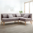 ソファ ダイニングソファー 北欧 ソファダイニング 2点セット(2人掛けソファ1脚+アームソファ1脚) 右アーム