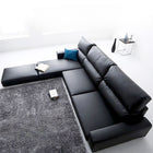 カウチソファ ソファー ソファ&オットマンセット ハイタイプ 3.5人掛け