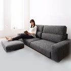 フロアソファ ソファー &オットマンセット ワイド肘 ハイタイプ 2.5人掛け