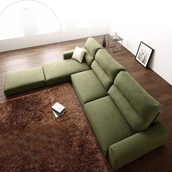 フロアソファ カウチソファー ソファ＆オットマンセット ハイタイプ 4P 楽天市場】こたつソファ フロアソファ カウチソファ ソファ