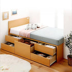 シングル チェストベッド 収納 薄型プレミアムポケットコイル シングル ショート丈 組立設置付