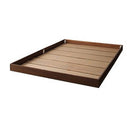 ベッドフレームのみ フロアベッド ダブルベッド ヘッドレス