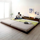 大型 連結ベッド フロアベッド プレミアムボンネルコイル ワイドK220