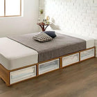 セミダブル ベッド プレミアムポケットコイル 引き出しなし 引き出し収納