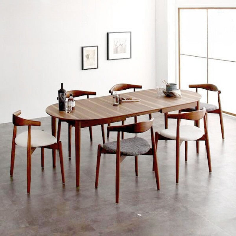 【美品】天然木ダイニングセット（テーブル＋チェア6脚） 楽天市場】ダイニングセット 6人 ダイニングテーブル 伸縮 伸縮