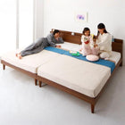 ベッド 連結 200 フランスベッド マルチラススーパースプリングマットレス付き ワイドK200 ツイン