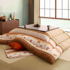 こたつ布団和レトロ 掛布団&敷布団2点セット 5尺長方形(90×150cm)天板対応