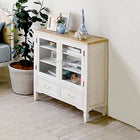 キャビネット ブロカント 80×35×85cm ホワイト