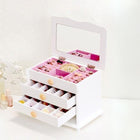 ジュエリーボックス ローズ 26×16.5×20cm ホワイト