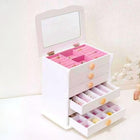 ジュエリーボックス ローズ 26×16.5×28cm ホワイト