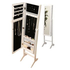 スタンドミラー 35×35×152.5cm ホワイト