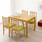 ダイニング5点セット ウィンザーチェアタイプ 110×70×72cm ブルー