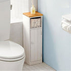 トイレラック 19×16×62cm ホワイト