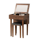 ドレッサー 2口コンセント 50×61×100cm ダークブラウン