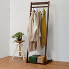 ハンガーラック L字型 50×45×150cm ライトブラウン