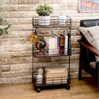 ラック キャスター 40.5×20×77cm ブラック