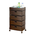 ランドリー 通常タイプ 50.5×30.5×85cm ダークブラウン