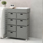 ランドリー/ 2列タイプ 7杯タイプ 70.5×30.5×99.5cm ダークブラウン