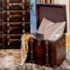 収納スツール 幅40cm 40×36×41cm ダークブラウン