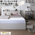 Bed frame only No mattress Bed White Double bed With storage White White Bed Storage bed With headboard With shelf and outlet Bed frame only Double