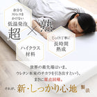 Mattress, semi-double, 3-fold, tri-fold, foldable, highly resilient, futon, compact, storage, extra thick, firm, antibacterial, odor-resistant, dust mite-resistant, washable, breathable, waist, white, black, 10cm thick