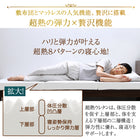 Mattress, double, tri-fold, foldable, high resilience, futon, compact, storage, extra thick, firm, antibacterial, odor resistant, dust mite resistant, washable, breathable, waist, white, black, 10cm thick