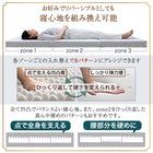 Mattress, semi-double, 3-fold, tri-fold, foldable, highly resilient, futon, compact, storage, extra thick, firm, antibacterial, odor-resistant, dust mite-resistant, washable, breathable, waist, white, black, 10cm thick