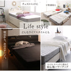 Mattress Semi-double bed mattress Bonnell coil Pocket coil Spring mattress White Black Waist High resilience Antibacterial Deodorizing CospaSleep Takumi model mattress