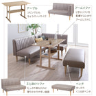 Dining set sofa bench 5 people 4 people compact dining table set sofa leather synthetic leather sofa dining 3 people 4 people 5 people 4 piece set