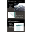 ガラスローテーブル W100 センターテーブル サイドテーブル