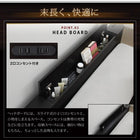 フロアベッド ダブル 国産カバーポケットコイルマットレス