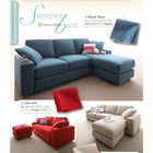 ソファ別売りカバー ファミリーサイズ 20色から選べる