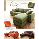 ソファ別売りカバー ファミリーサイズ 20色から選べる