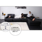 レイアウト自由!フロアカウチソファ ソファ&オットマンセット 2人掛け