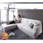 レイアウト自由!フロアカウチソファ ソファ&オットマンセット 3人掛け