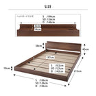 フロアベッド ベッドフレームのみ セミダブル