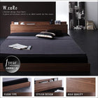 フロアベッド プレミアムボンネルコイルマットレス ダブル